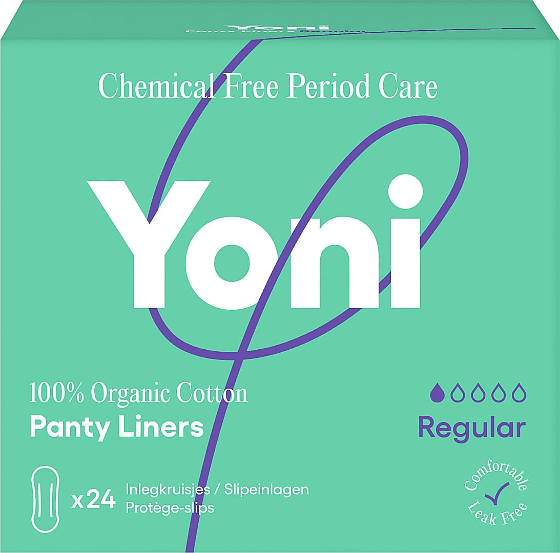 Absorbante zilnice Yoni Regular - Pantyliners, 24 bucăți